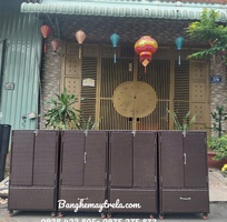 4 Tủ đựng đồ mây nhựa