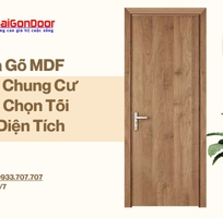6 Cửa Gỗ MDF Cho Chung Cư Lựa Chọn Tối Ưu Diện Tích Nhỏ