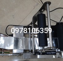 1 Máy dán tem nhãn chai tròn, máy dán nhãn decal chai nhựa, máy dán nhãn hủ nhựa