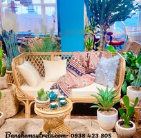 5 Sofa mây đóng caro
