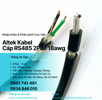2 Cáp tín hiệu RS485 18AWG 2 Pair vặn xoắn chống nhiễu Altek kabel chính hãng
