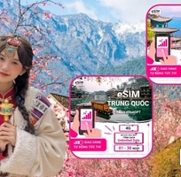 ESIM Trung Quốc dùng được Tiktok