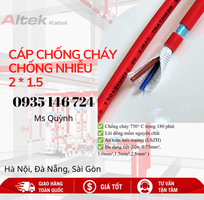 Cáp chống cháy chống nhiễu Altek Kabel 2x1.5 180 phút