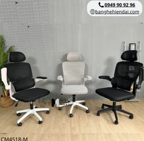 Ghế lưới học sinh cấp 2 tay gập có tựa đầu CM4518-M tại HCM