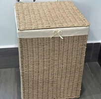 4 Giỏ mây tự nhiên để đồ hình vuông