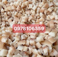 Máy thái tóp mỡ hạt lựu, máy thái da heo, máy thái mỡ liền da, máy thái mỡ cháy tỏi