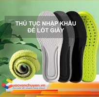 Thủ Tục Nhập Khẩu Đế Lót Giày