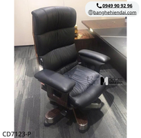 3 Ghế chủ tịch nệm da lưng gỗ cao cấp CD7123-P tại HCM