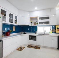 1 Tủ Bếp Melamine Đẹp, Bền, Giá Hợp Lý   Thi Công Tại Xưởng