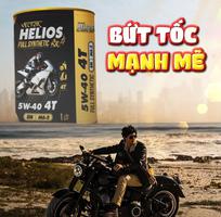 1 Dầu xe máy 4T VECTOR Helios  5W40 dành cho xe PKL, xe côn