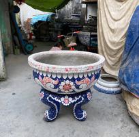 10 Chậu xi măng thủ công , chậu cẩn miểng , khảm sành sứ