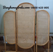 Bình phong mây tre đan tự nhiên