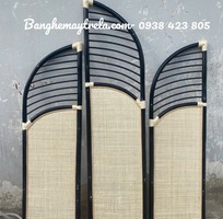 4 Bình phong mây tre đan tự nhiên