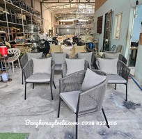 5 Bàn ghế mây nhựa