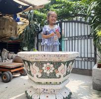 9 Cơ sở chậu hoa Thế Sơn - chậu hoa dán sành sứ - chậu khảm sành - cẩn miễng