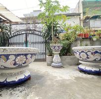 14 Cơ sở chậu hoa Thế Sơn - chậu hoa dán sành sứ - chậu khảm sành - cẩn miễng