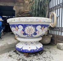 16 Cơ sở chậu hoa Thế Sơn - chậu hoa dán sành sứ - chậu khảm sành - cẩn miễng