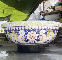 18 Cơ sở chậu hoa Thế Sơn - chậu hoa dán sành sứ - chậu khảm sành - cẩn miễng