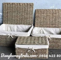 7 Rương để đồ chữ nhật mây tre đan