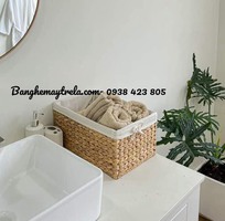 Rương để đồ chữ nhật mây tre đan