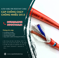2 Phân phối cáp chống cháy chống nhiễu 2x1.0 Altek kabel tại Bình Định, Phú Yên, Quảng Ngãi