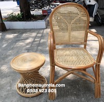 3 Ghế mây tự nhiên mắt cáo