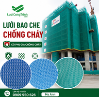 Lưới bao che HDPE chống cháy