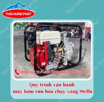 Hướng dẫn vận hành máy bơm xăng chữa cháy Stella chi tiết