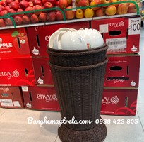 4 Rổ đựng trái cây siêu thị đan sợi tròn