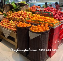 5 Rổ đựng trái cây siêu thị đan sợi tròn