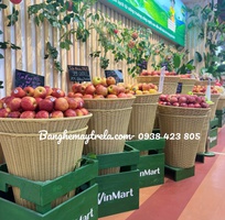 10 Rổ đựng trái cây siêu thị đan sợi tròn