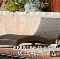2 Ghế hồ bơi nhựa giả mây