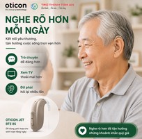 1 Máy trợ thính Oticon Jet BTE 85   dễ dùng, nghe rõ hơn cho sinh hoạt hàng ngày