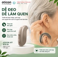 2 Máy trợ thính Oticon Jet BTE 85   dễ dùng, nghe rõ hơn cho sinh hoạt hàng ngày