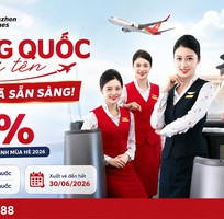 Săn ưu đãi 5 vé Shenzhen Airlines đến Trung Quốc