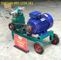Bơm hút bùn 2 họng chống tắc 3 pha Turbo 5055
