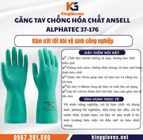 Găng Tay Chống Hóa Chất Ansell AlphaTec 37-176