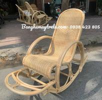 2 Ghế bập bênh đan kín mây tự nhiên