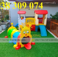 3 Hầm chui cầu trượt con mèo, hầm chui con kiến mầm non