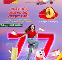 7/7 săn vé Vietjet, vi vu cuối năm tiết kiệm