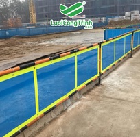 5 Lưới Gangform inlogo thương hiệu, Lưới can can chắn ô thnag- lối đi an toàn công trình xây dựng