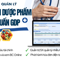 Phần mềm quản lý dược phẩm theo chuẩn GDP