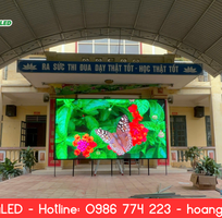 1 Dự Án Màn Hình LED Trường Học P3.076 Outdoor 3840Hz Tại THCS Phú Lâm, Tuyên Quang