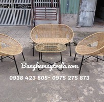 1 Bàn ghế giả mây ngoài trời