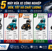 Top 5 Máy Rửa Xe Công Nghiệp Bền Tốt Và Chất Lượng Đáng Mua Nhất Hiện Nay