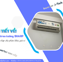 Chi tiết về Điều hòa treo tường SHARP Inverter J-Tech và Inverter cao cấp