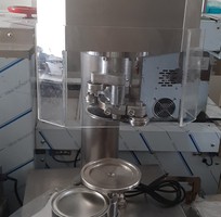 2 Máy viền mí lon thiếc, máy ghép mí lon cá hộp thịt hộp, máy viền mí lon nhôm,