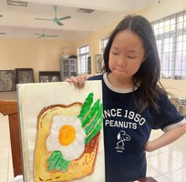 1 Lớp học vẽ trẻ em ở Long biên