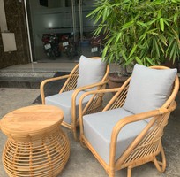4 Ghế sofa đơn mây nệm dày