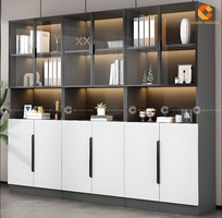 Tủ Hồ Sơ Gỗ Công Nghiệp Hiện Đại Cho Văn Phòng